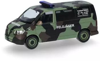 Herpa 700917 1:87 Volkswagen (VW) T 6.1 Bus Feldj&auml;ger Flecktarn