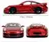 Jada Porsche pink Slips 911 GT3 997 PKW Modell