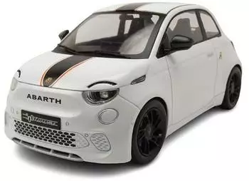 ixo Fiat 500e Abarth 2024 Modellauto weiß 1:18 (MCG18497)