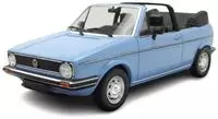 Minichamps Volks Golf Cabrio Light Blue 1979 1/43 Collezion