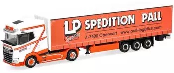Herpa H0 (1:87) 319126 - DAF XG+ Gardinenplanen-Sattelzug Ludwig Pall (&Ouml;sterreich/Oberwart)