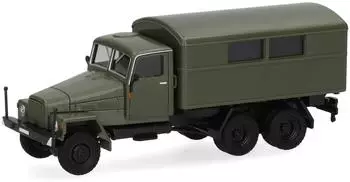 Herpa H0 (1:87) 747318 - IFA G5 Koffer-LKW NVA-gr&uuml;n