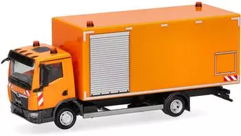Herpa H0 (1:87) 320931 - MAN TGL CC Koffer-LKW Fahrbahnreinigung