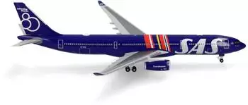 Herpa 539623 - SAS Scandinavian Airlines Airbus A330-300 - 80 Years