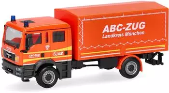 Herpa H0 (1:87) 099080 - MAN TGM MzKW ABC-Zug Landkreis M&uuml;nchen (Bayern/M&uuml;nchen)