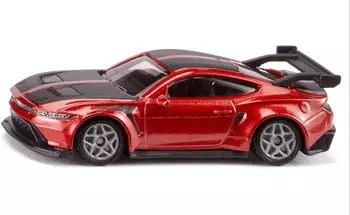 Siku 1129 Ford Mustang GTD Muscle-Car Metall/Kunststoff Dunkelrot Kraftvolles Design Metall-Karosserie Sportwagen Sportliche Felgen Sehr Gute Rolleigenschaften Auto