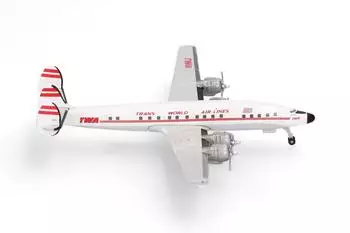 Herpa 539364 TWA Trans World Airlines Lockheed L-1649A Jetstream N8083H