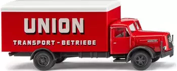 Wiking H0 1:87 041502 Koffer-Lkw (Henschel HS 140) Union Transport