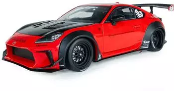 Solido 421186640 Toyota GR86 Liberty Walk Bodykit 2024 rot schwarz 1:18