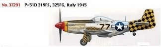 Easy Model P-51D 3FS 3FG 5AF (737291)
