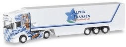 Herpa Scania R TL Kühlkoffer-Sattelzug "Alpha Blumen / Aloisius" (304214)