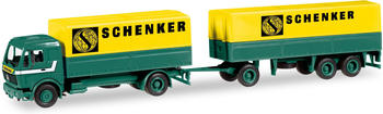Herpa Mercedes-Benz Planen-Hängerzug "Schenker" (308687)