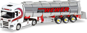 Herpa Scania CR HD Chromtank-Sattelzug "Willi Wewer" (308427)