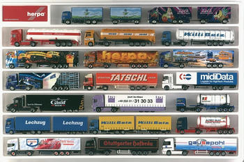 Herpa LKW Schaukasten (wei&szlig;), Eurol&auml;nge (029254)