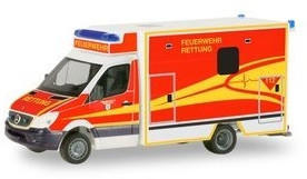 Herpa Mercedes-Benz Sprinter Fahrtec RTW Feuerwehr Ingolstadt"" (094214)
