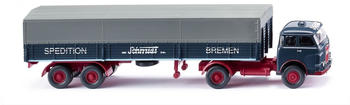 Wiking Pritschensattelzug (MAN Pausbacke) "Sped. Schmidt", 1:87 (051404)