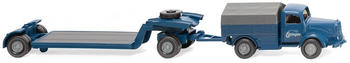 Wiking Modellbau Tiefladehängerzug (MB L 5000) "ME", 1:87 (049203)