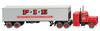 Wiking 052706, Wiking 052706 H0 LKW Modell Peterbilt Containersattelzug...