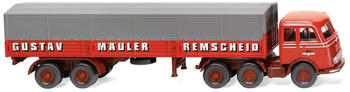 Wiking Modellbau Pritschensattelzug (MB LPS333) "Spedition Gustav Mäuler" (048804)