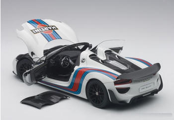 Autoart Porsche 918 Spyder 2013 Weissach Package weiß 1:18 (77927)