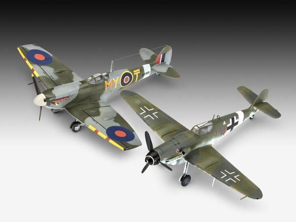 Revell Model Set Combat Set Bf109G-10 & Spitfire Mk.V (63710)
