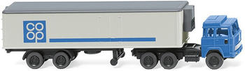 Wiking Modellbau Kühlkoffersattelzug (Magirus) "coop" (095199)