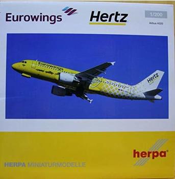 Herpa Eurowings Airbus A320 "Hertz 100 Jahre" (559904)