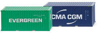 Wiking Zubehörpackung 20' Container NG Evergreen CMA-CGM (001814)