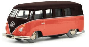 Schuco 450197400 Micro Racer VW T1 - braun-rot 1:40