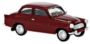 Brekina Skoda Octavia dunkelrot, 1960 (27455)