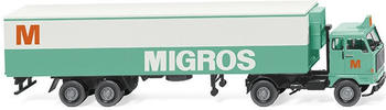 Wiking Kühlkoffersattelzug (Volvo F89) "Migros" (054301)
