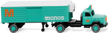 Wiking Kühlkoffersattelzug (Magirus) "Migros" (052003)