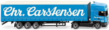 Wiking Modellbau Gardinenplanensattelzug (Scania R420 Topline) "Sped. Chr. Carstensen" (053709)