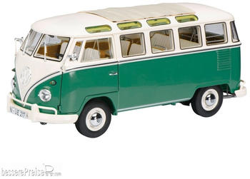 Schuco VW T1b Samba (450037800) grün/weiß