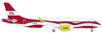 Herpa airBaltic Airbus A220-300 "Latvia 100" 1:200 (559690)