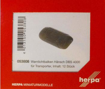 Herpa Zubehör Warnlichtbalken Hänsch DBS 4000 für Transporter, je 12 Stück (053808)