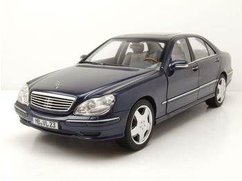 Norev Mercedes S-Klasse S55 AMG W220 2000 dunkelblau metallic