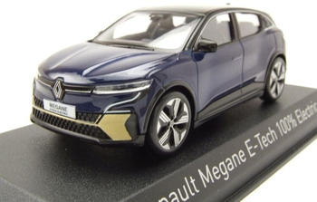 Norev Renault Megane E-Tech 100% Electric 2022 dunkelblau schwarz Norev Renault Megane E-Tech 100% Electric 2022 dunkelblau schwarz