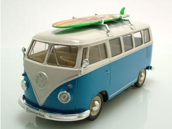 WELLY DIE CASTING WELLY VW Classical Bus T1 1962 blau/weiß