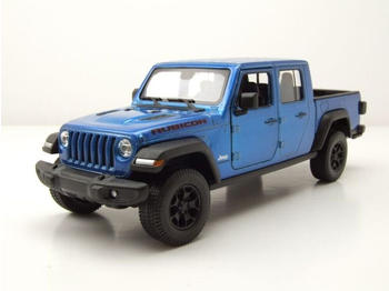 WELLY DIE CASTING WELLY Jeep Gladiator Rubicon Pick Up 2019 blau