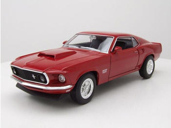 WELLY DIE CASTING WELLY Ford Mustang Boss 429 1969 rot