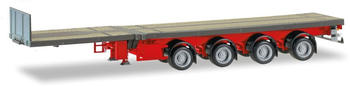 Herpa Teletrailer 4-achs, grau (076203-008)