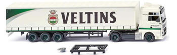 Wiking Gardinenplanensattelzug (MAN TGX Euro 6c) Veltins (53710)