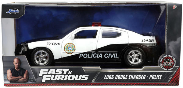 Jada Hollywood Rides Fast & Furious 2006 Dodge Charger Police (253203079)