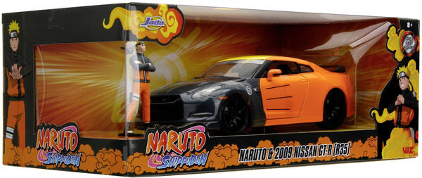 Jada Hollywood Rides Naruto 2009 Nissan GT-R mit Figur (253255054)