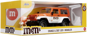 Jada Hollywood Rides M&Ms Orange 2007 Jeep Wrangler mit Figur (253255068)