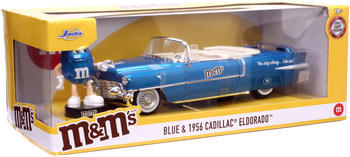 Jada Hollywood Rides M&Ms Blue & 1956 Cadillac Eldorado mit Figur (253255067)