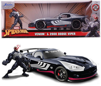 Jada Hollywood Rides Marvel Venom 2008 Dodge Viper mit Figur (253225015)