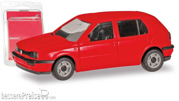 Herpa Minikit VW Golf III, hellrot (012355-010)