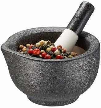 GEFU Mörser GRINO Schwarz Porzellan 7,7 cm (35321)